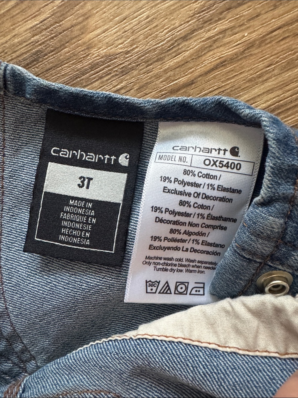 Carhartt toddler overalls - Picture 2 of 3